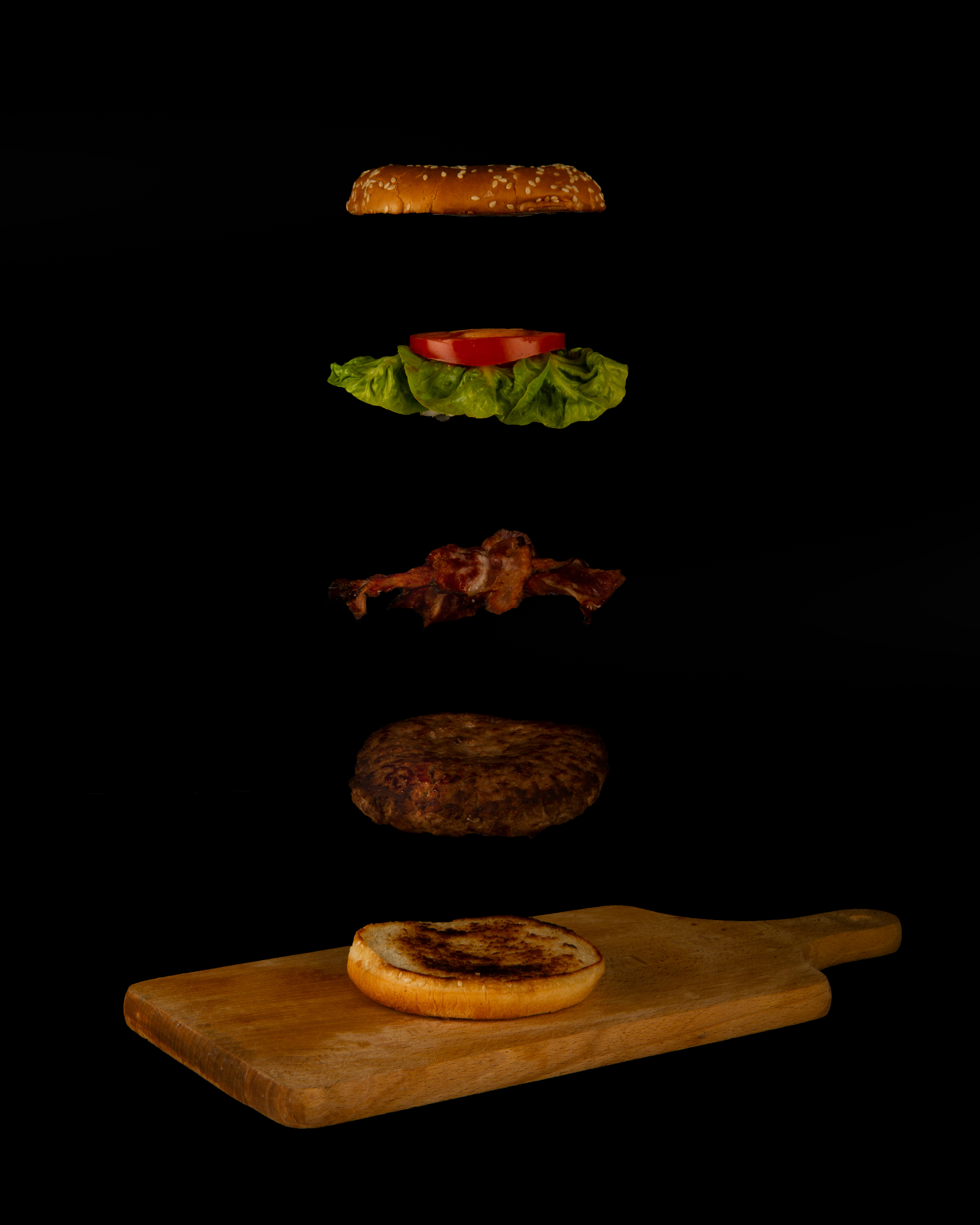 Levitating Burger