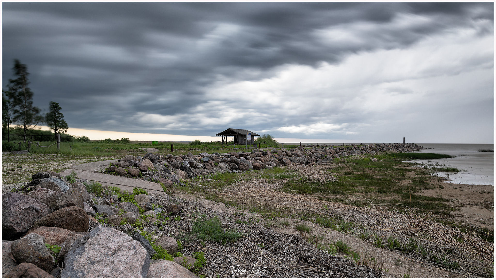 Storm over fly