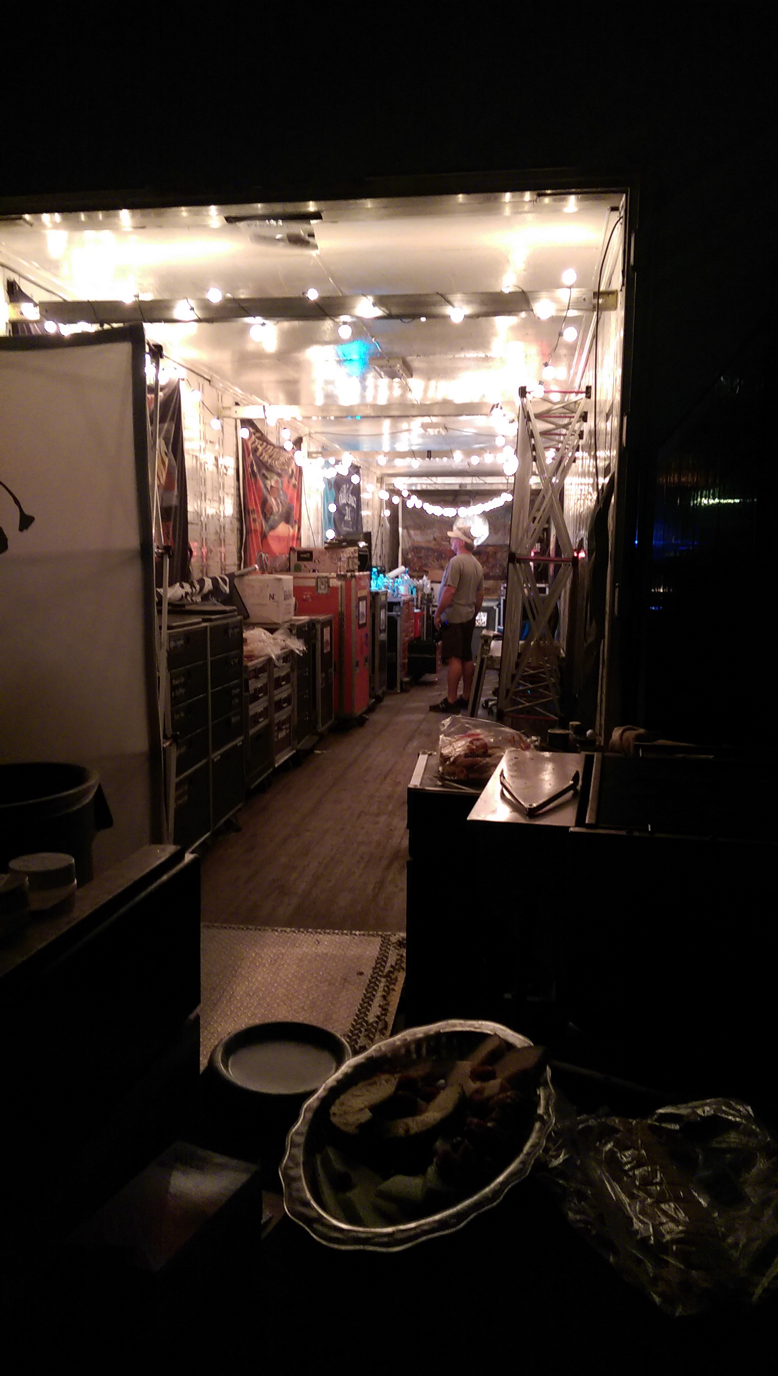 One of Kenny Chesney's trucks is a man-cave