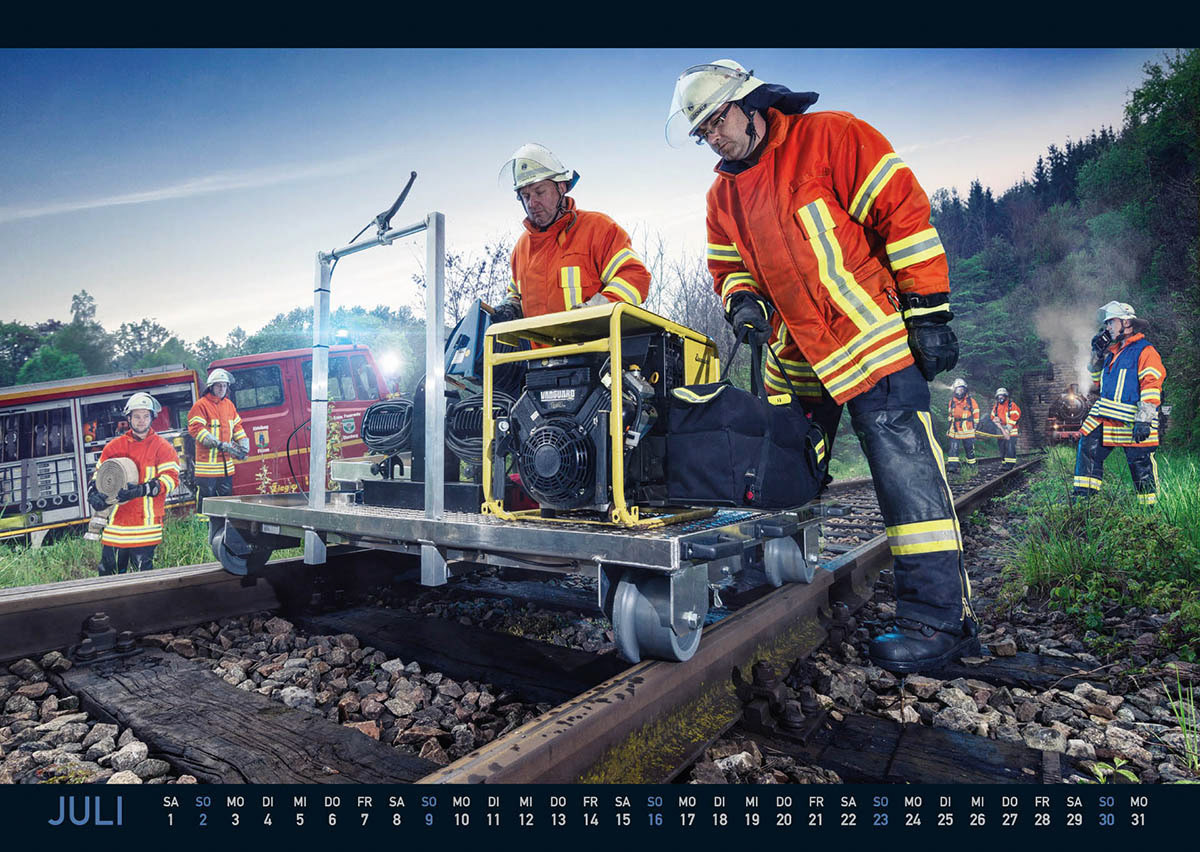 Feuerwehrkalender Feuerwehr Blumberg