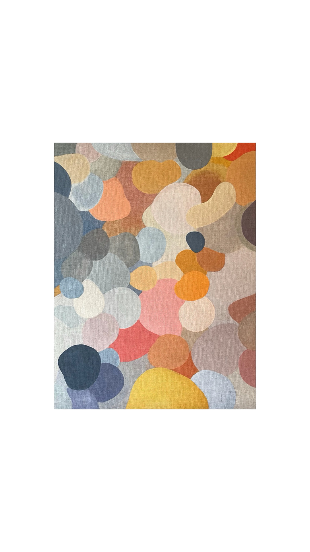 "CannelLone Bean", 2020, acrylic on linen board.