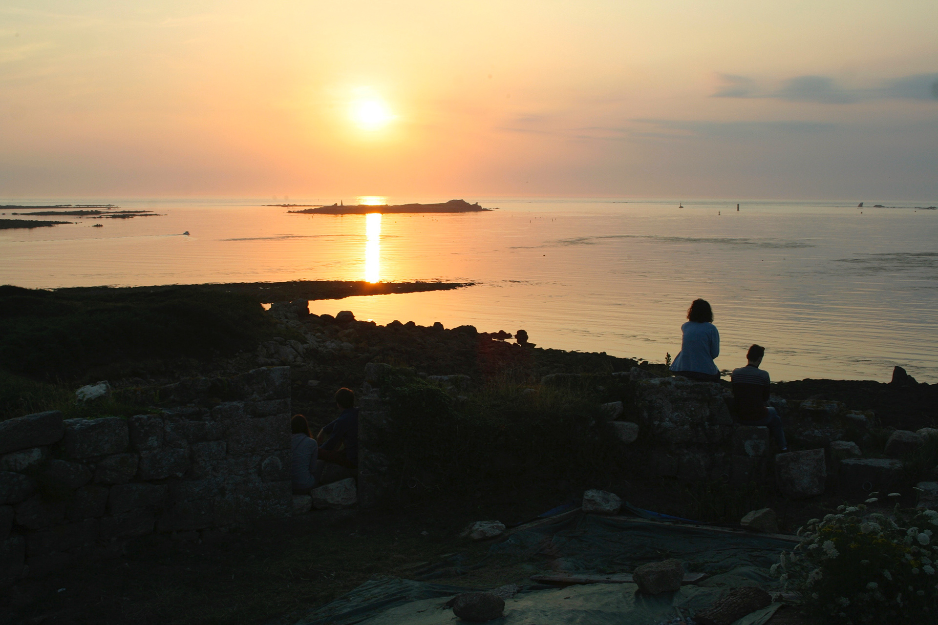 Coucher de soleil depuis la tour du fort