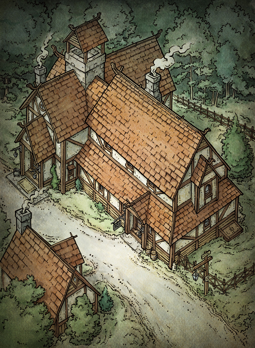 D&D Tavern Illustration