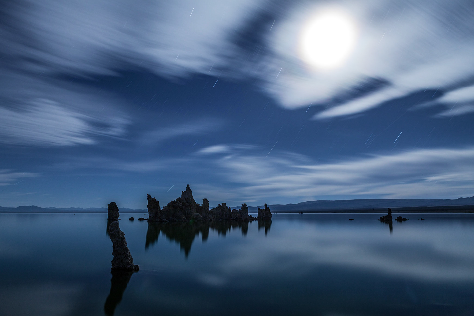 Night shoot at Mono Lake