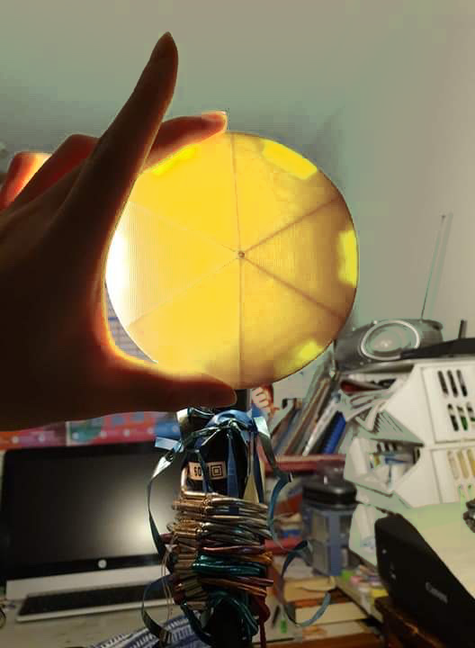 Example of light simulation 