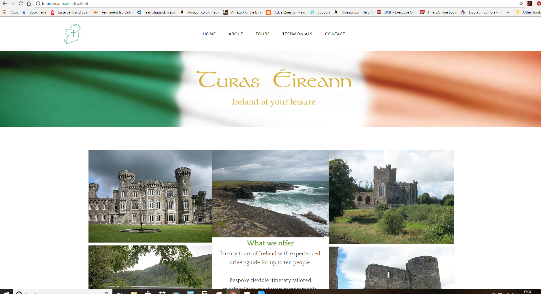 Website homepage: https://turaseireann.ie/index.html