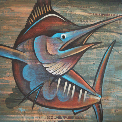 Marlin with Googly Eyes