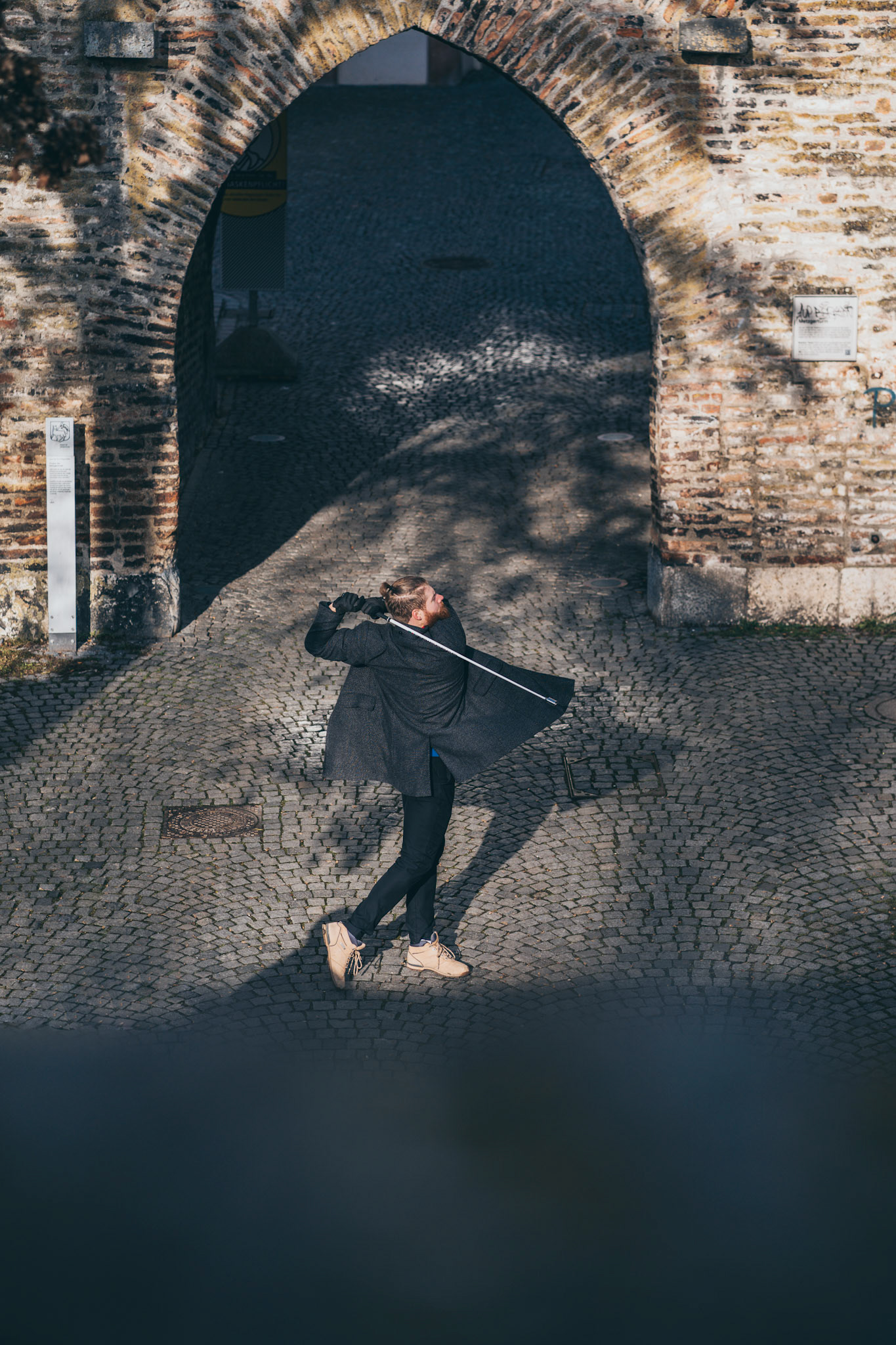 I shot social media content for Martin Borgmeier | Stadtmauer Ulm | Martin Borgmeier | SONY A7M3 | SONY FE 85 F1.8 | 85 mm ISO 250 1/2000 f2.8