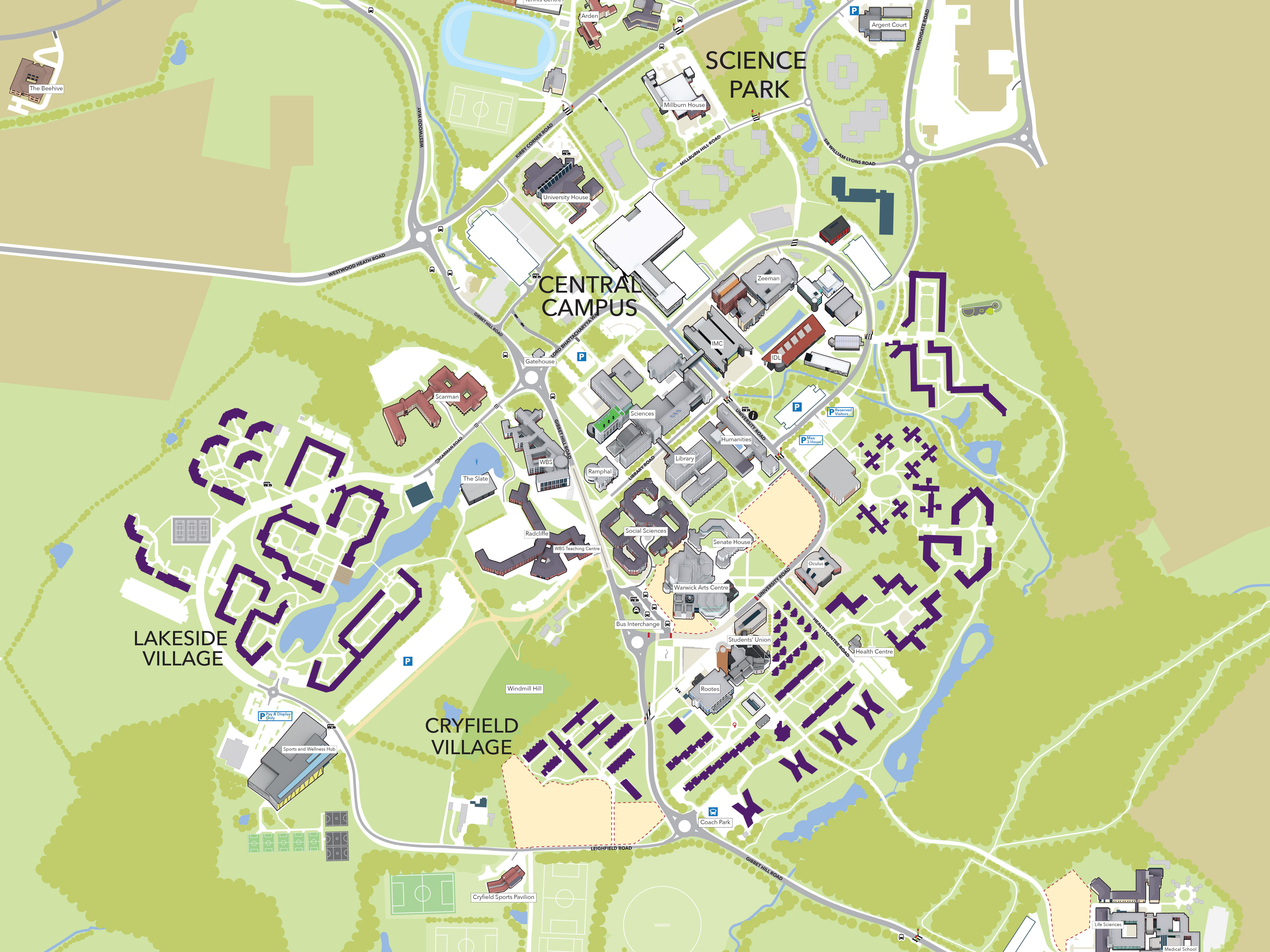 Warwick University Campus Map Lauren Bryan - Zuno Fruit Teas