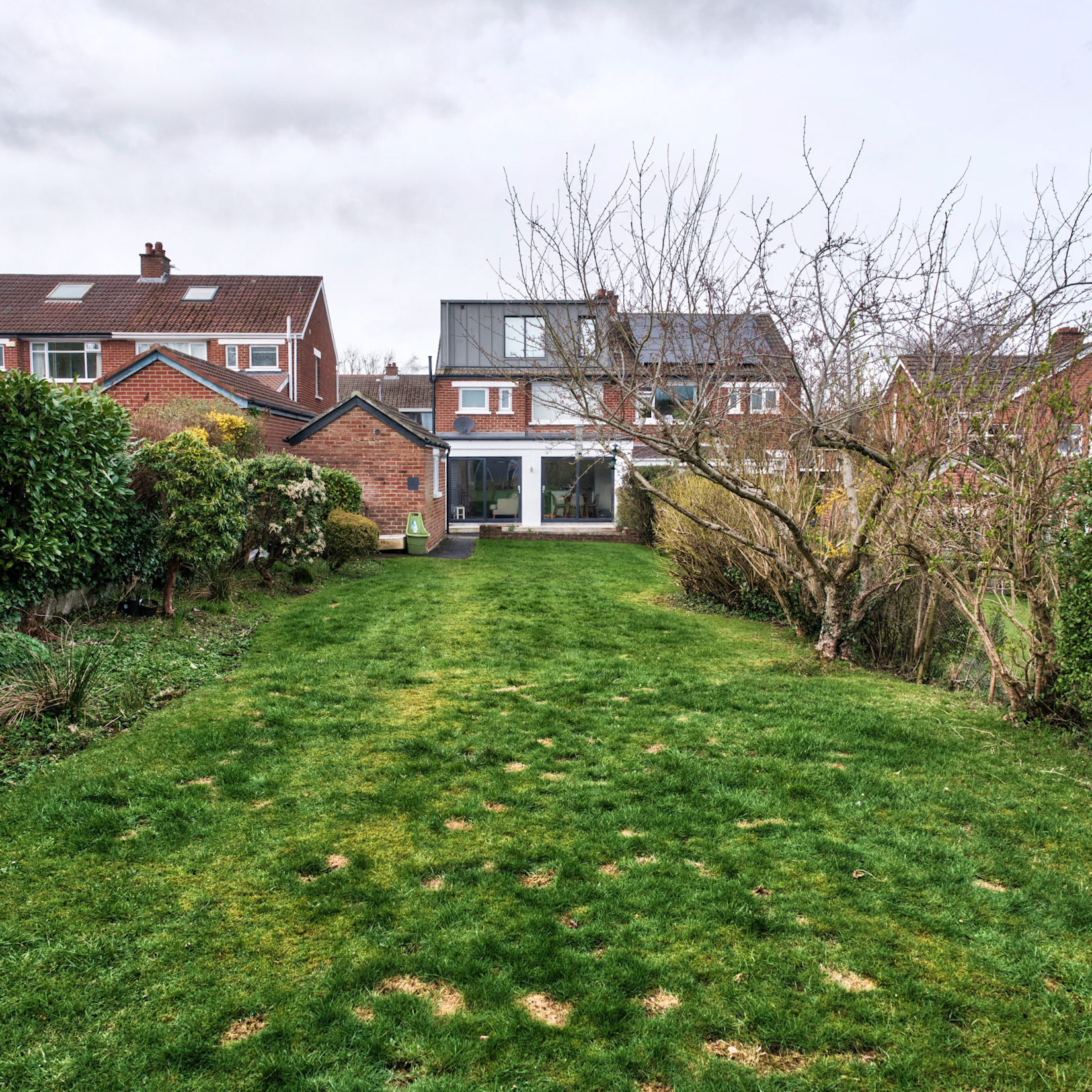 The back garden after a long winter. Time for some love and attention