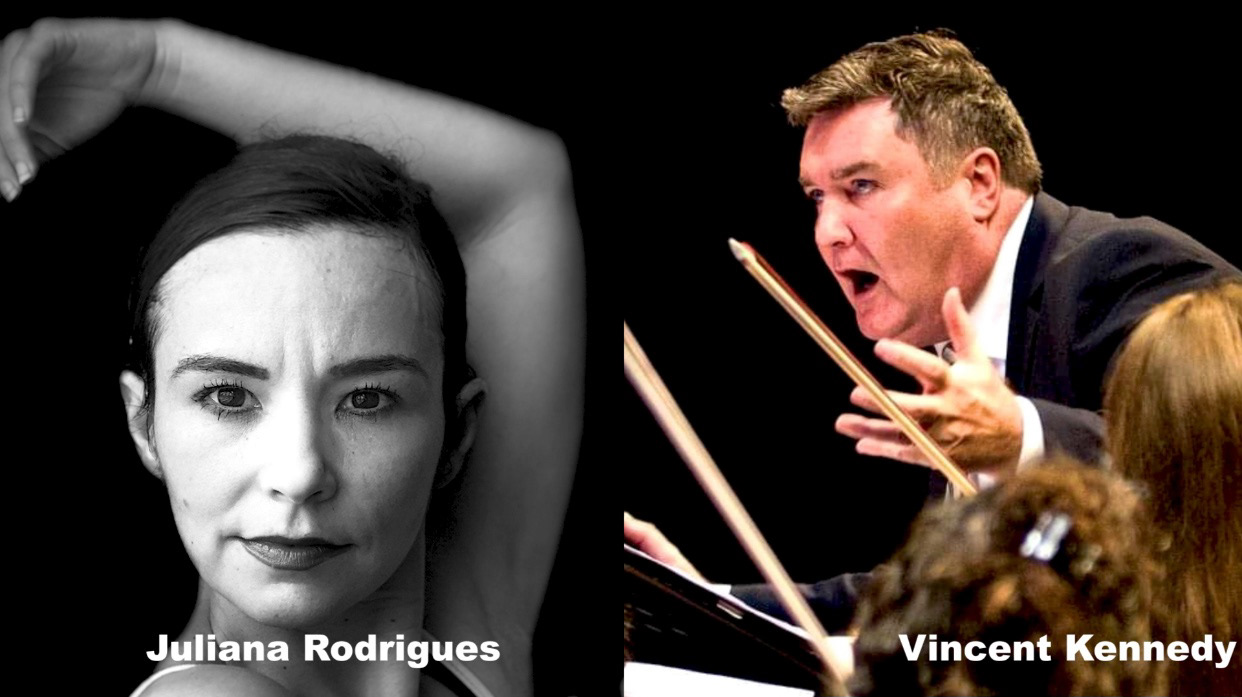 Juliana Rodrigues and Vincent Kennedy. (Brazil - Ireland).