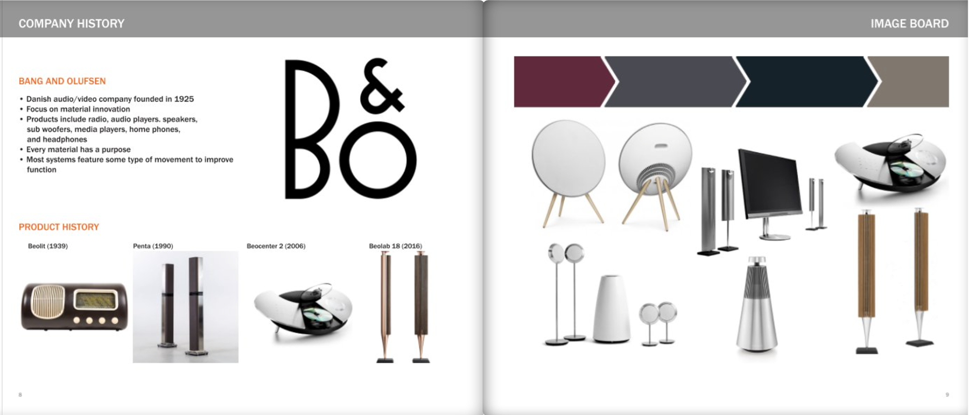 industrial design student portfolio cover