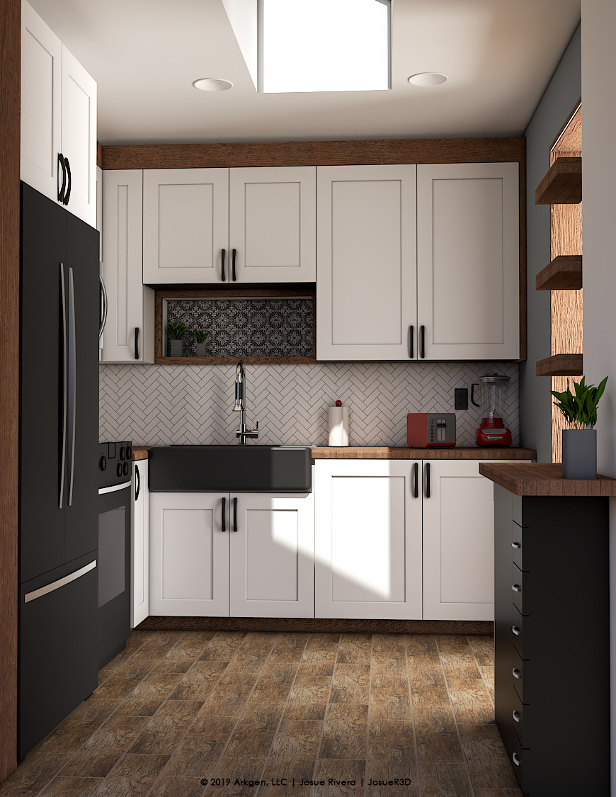 Josue Rivera 3d Artist Kitchen Concept