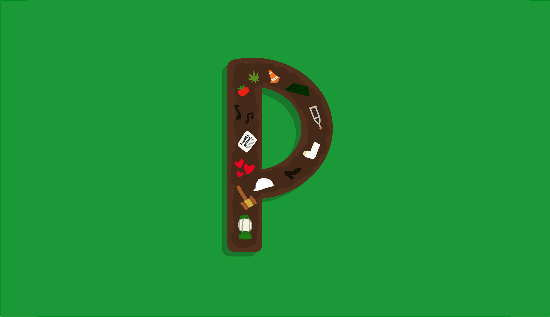 P for "Parks and Recreation"