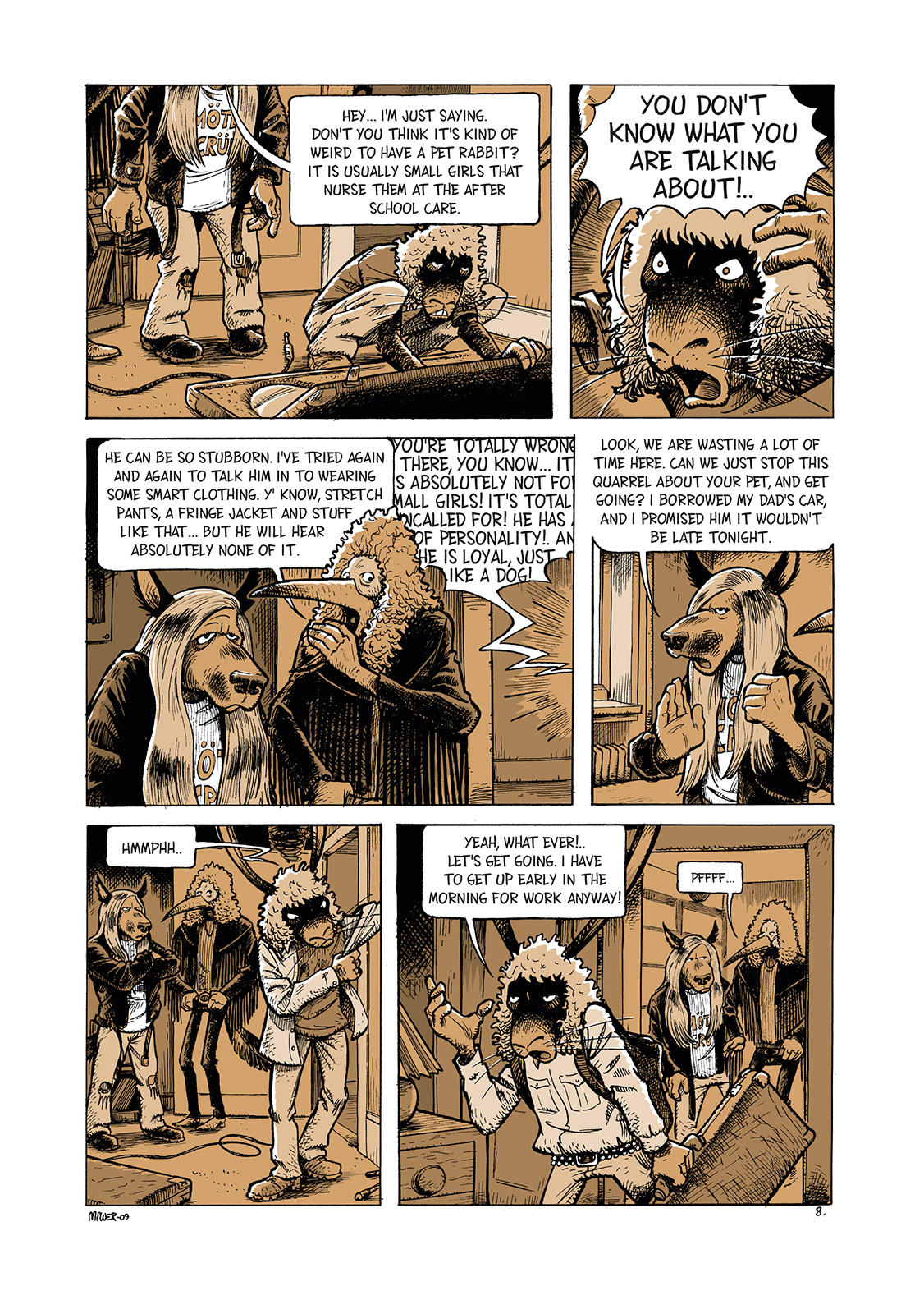 Online comic, comics, illustration, tegneserier, Flopsy, Miwer, Graphic Novel