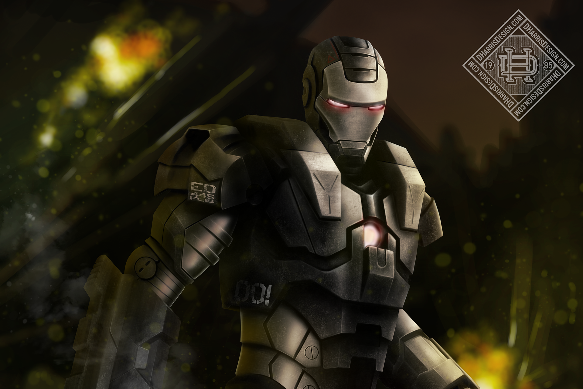 War Machine Digital Painting