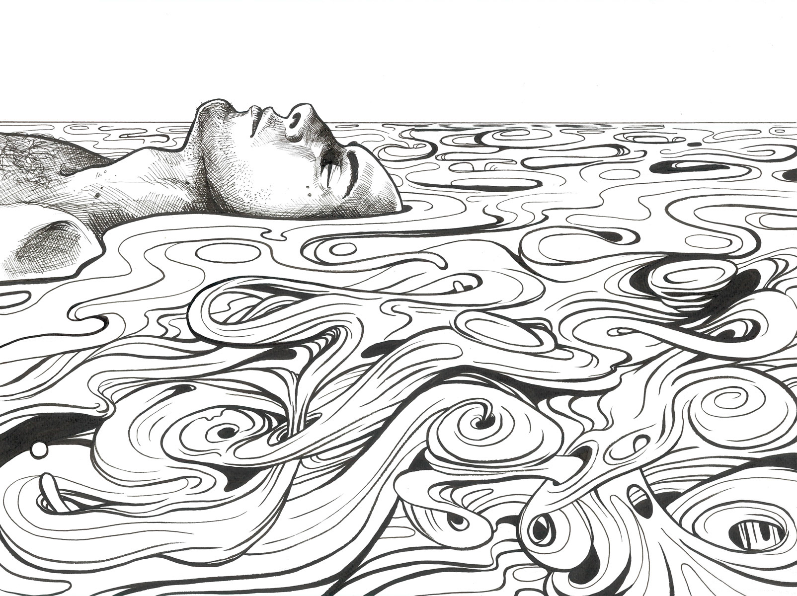 "Flowing"