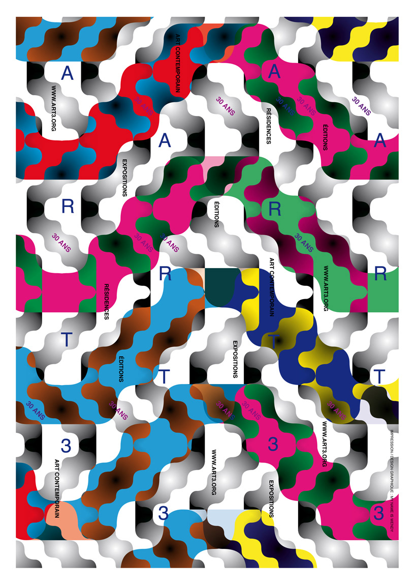 Giclee print of a poster design