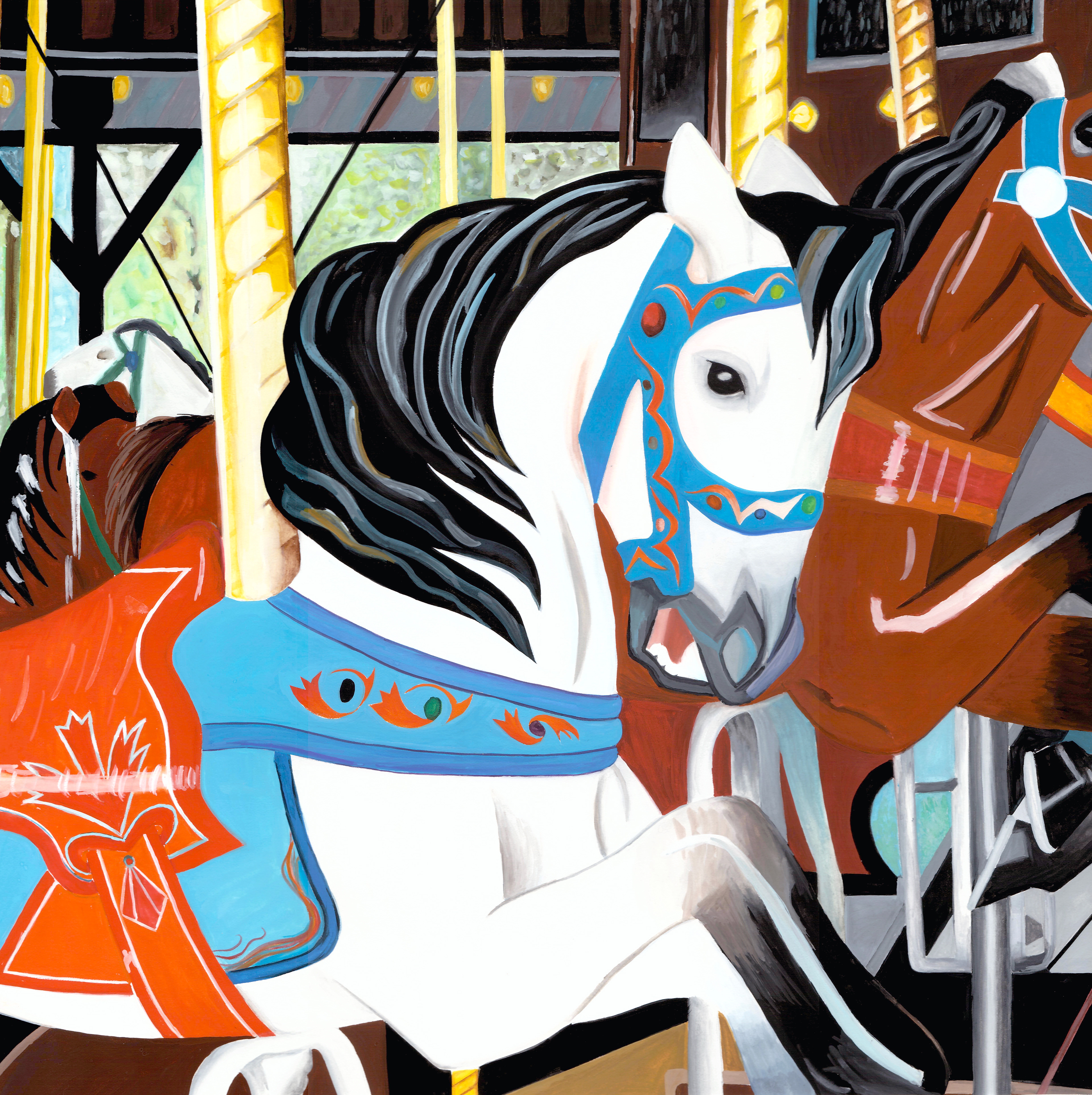 Historic Carousel at Delgrosso's Amusement Park