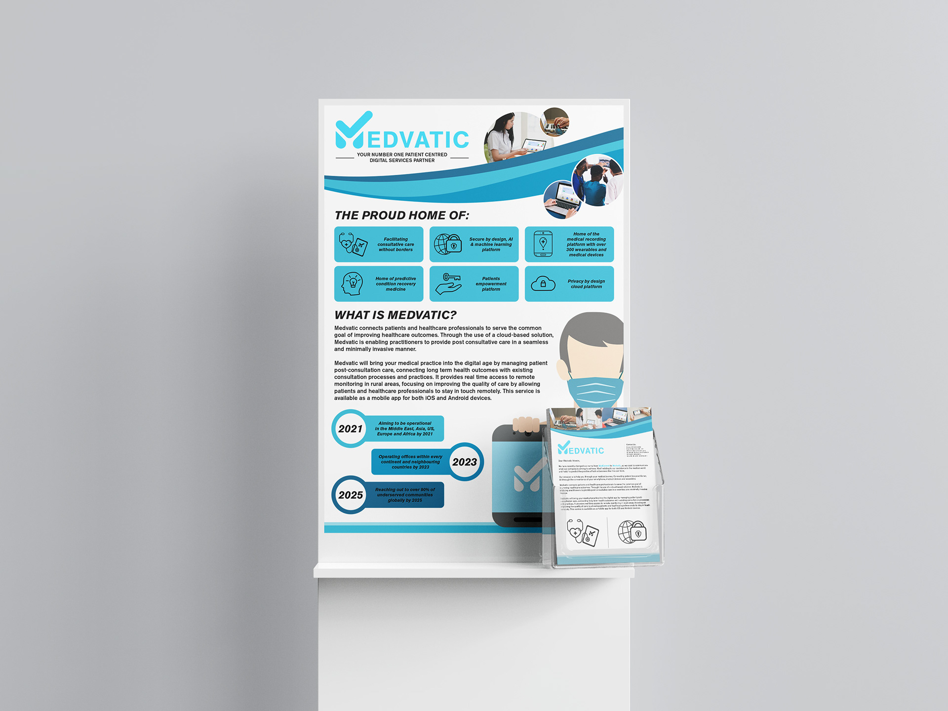 Medvatic Poster + Brochure