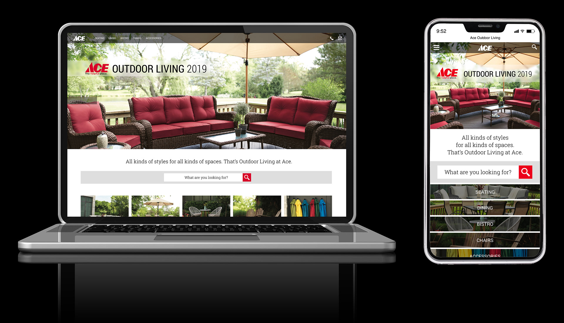 Dave Carlson Ace Outdoor Living Website