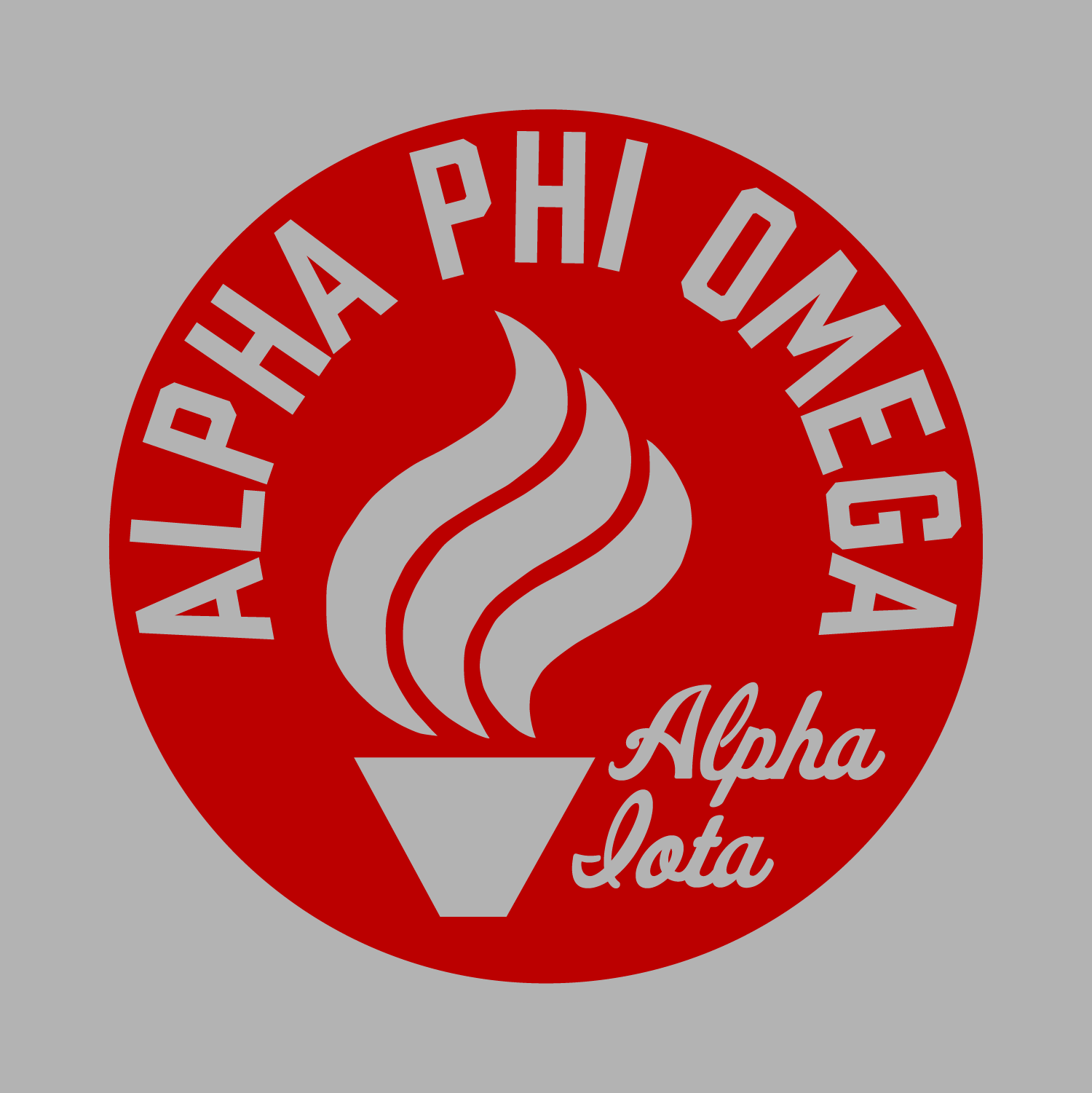 Brad Wolf Design Alpha Phi Omega Sticker Design