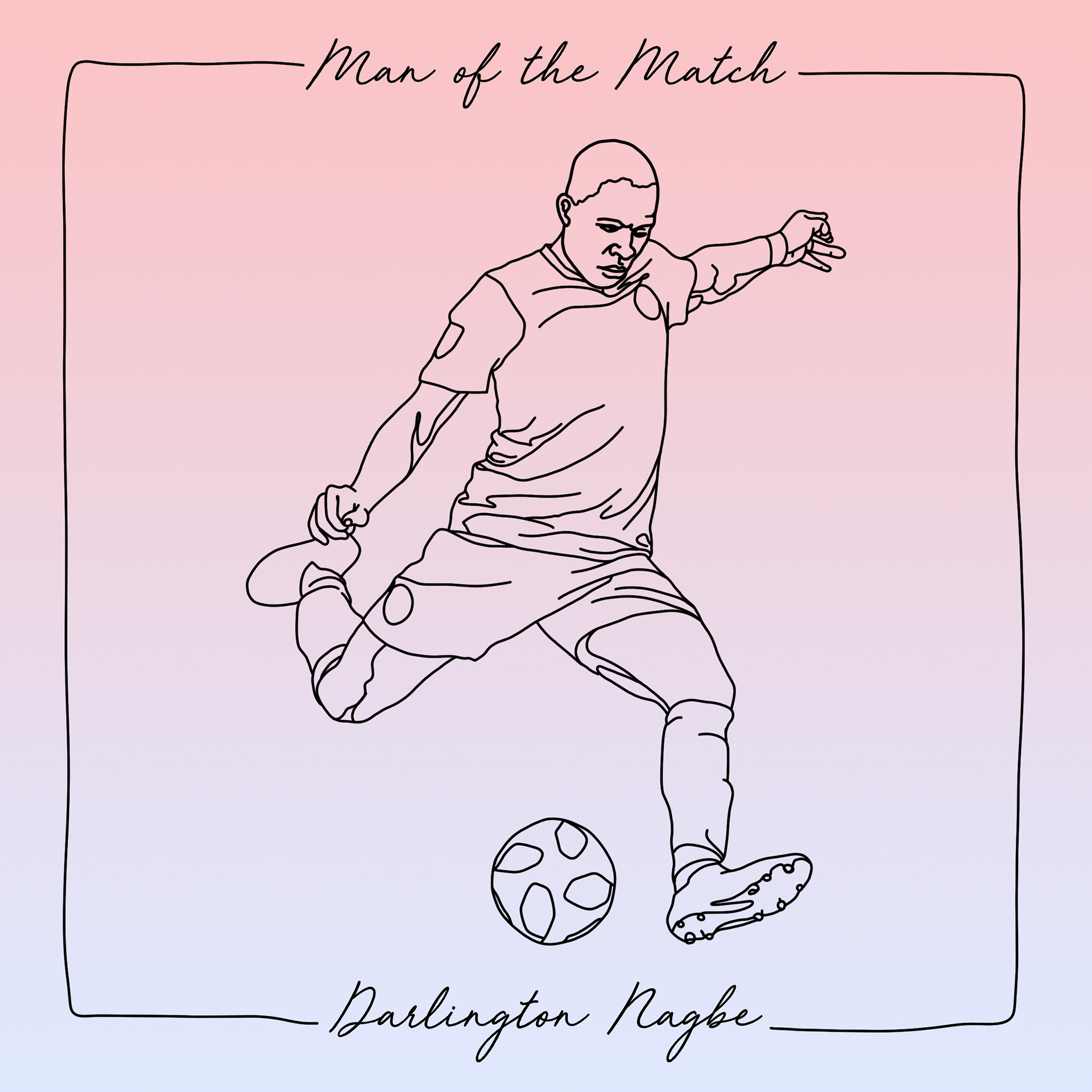 Man of the Match Social Media Graphic