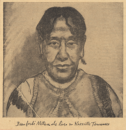 Beauford's portrait of his mother
