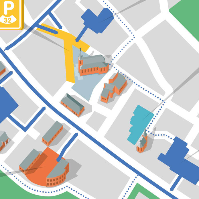Gemeente Schijndel Blauwe Zone herkenbare punten