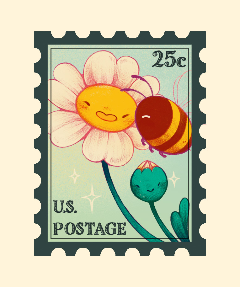 Mock stamp for "Spring Equinox Jamboree"