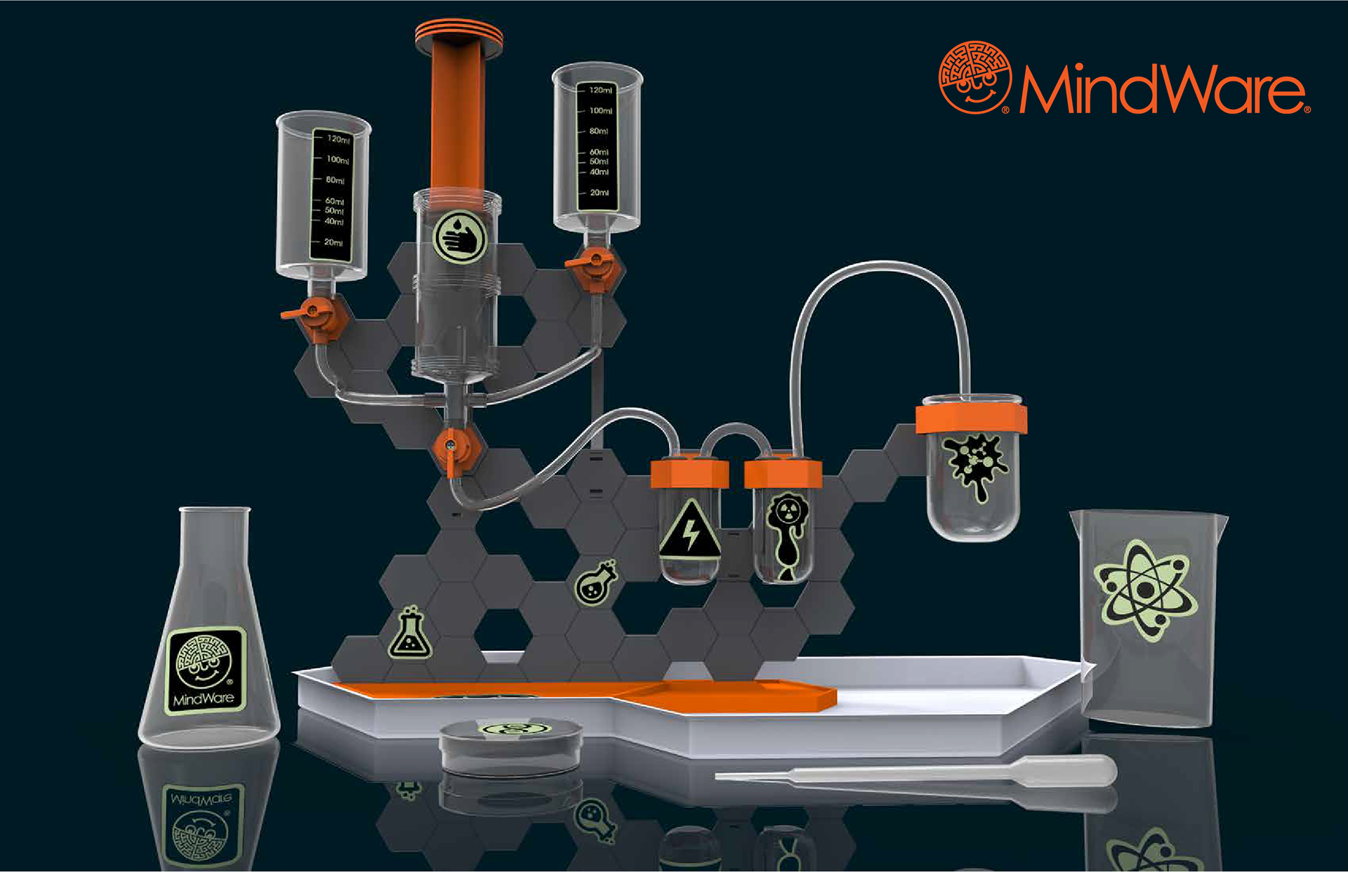 Custom Mindware Glow-in-the-dark Version