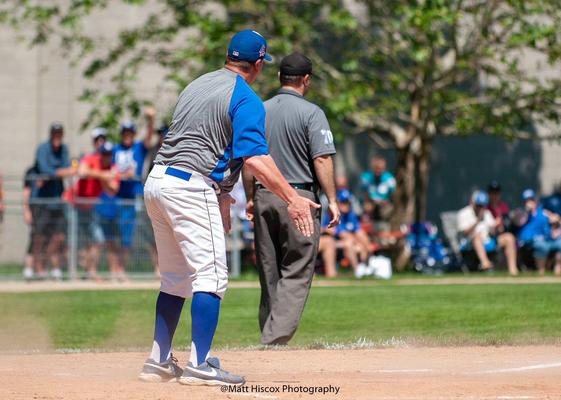 Brady TeBoekhorst argues a call