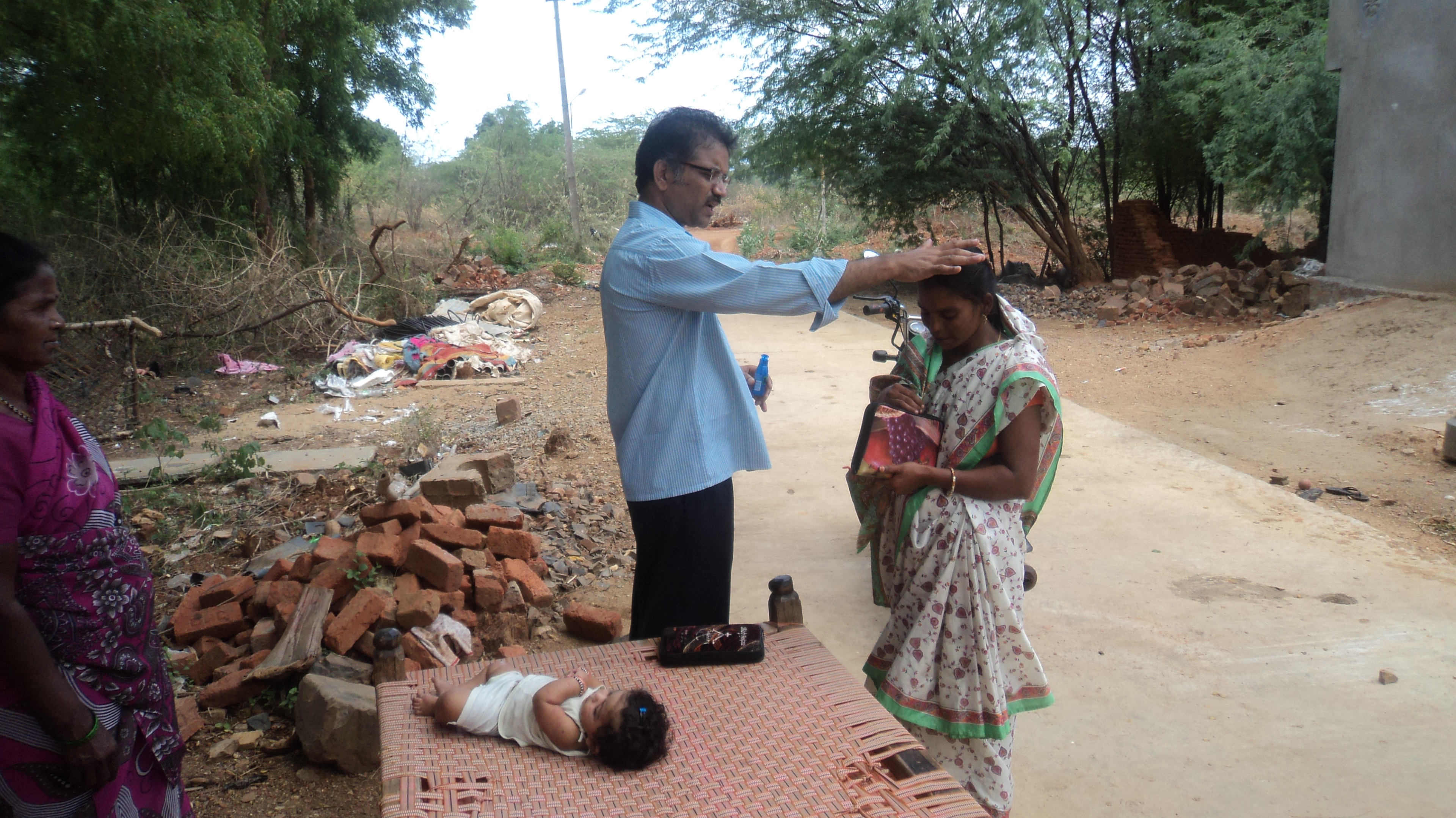 Praying for the sick, Kadapa