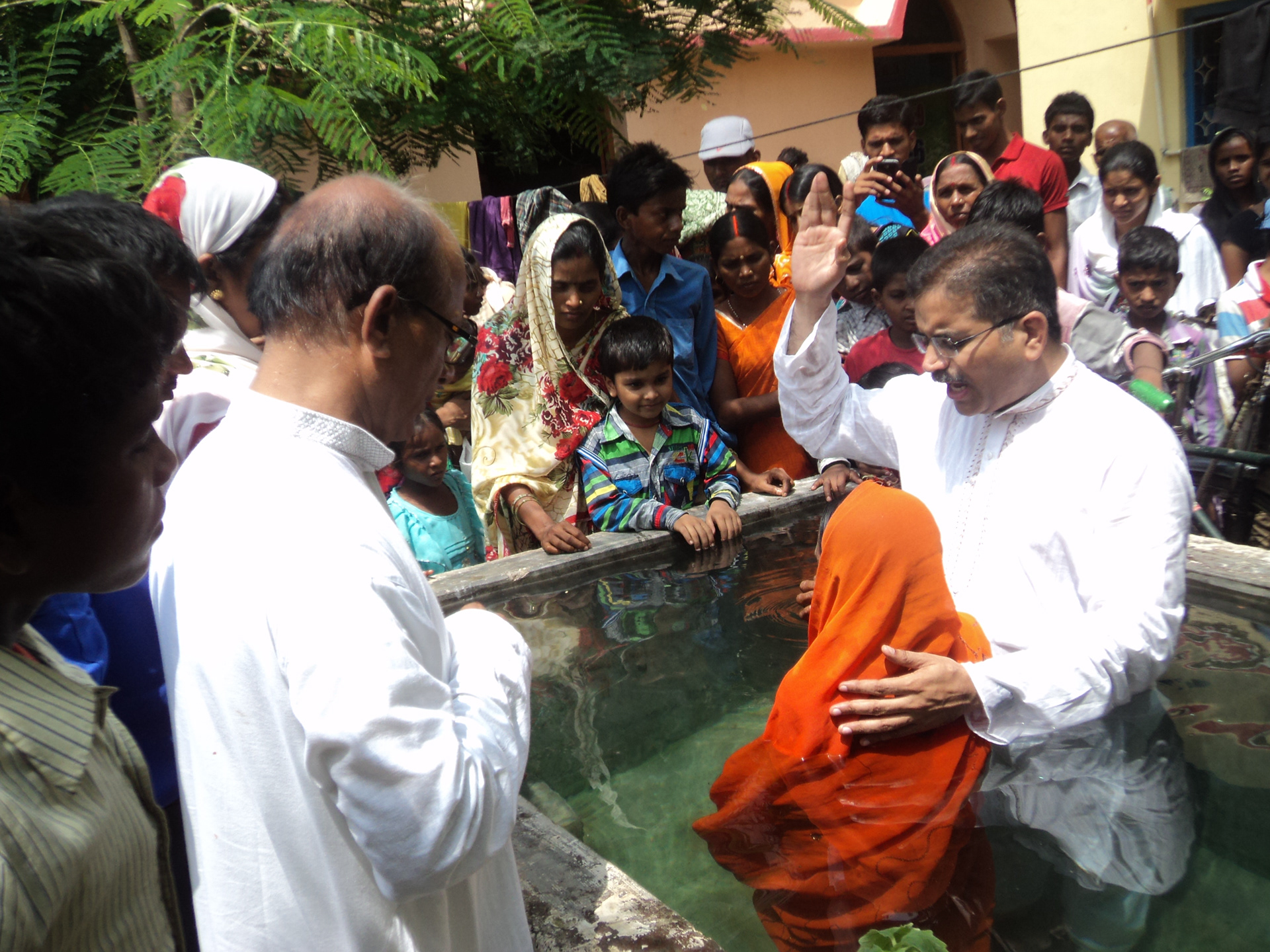 Baptism Service, Daudnagar, Bihar