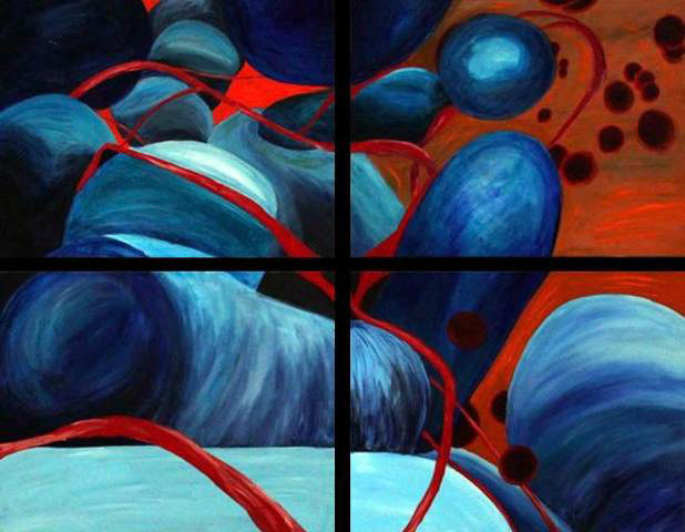 On the Menu | Acrylic on Canvas | 36”x48” | 2012