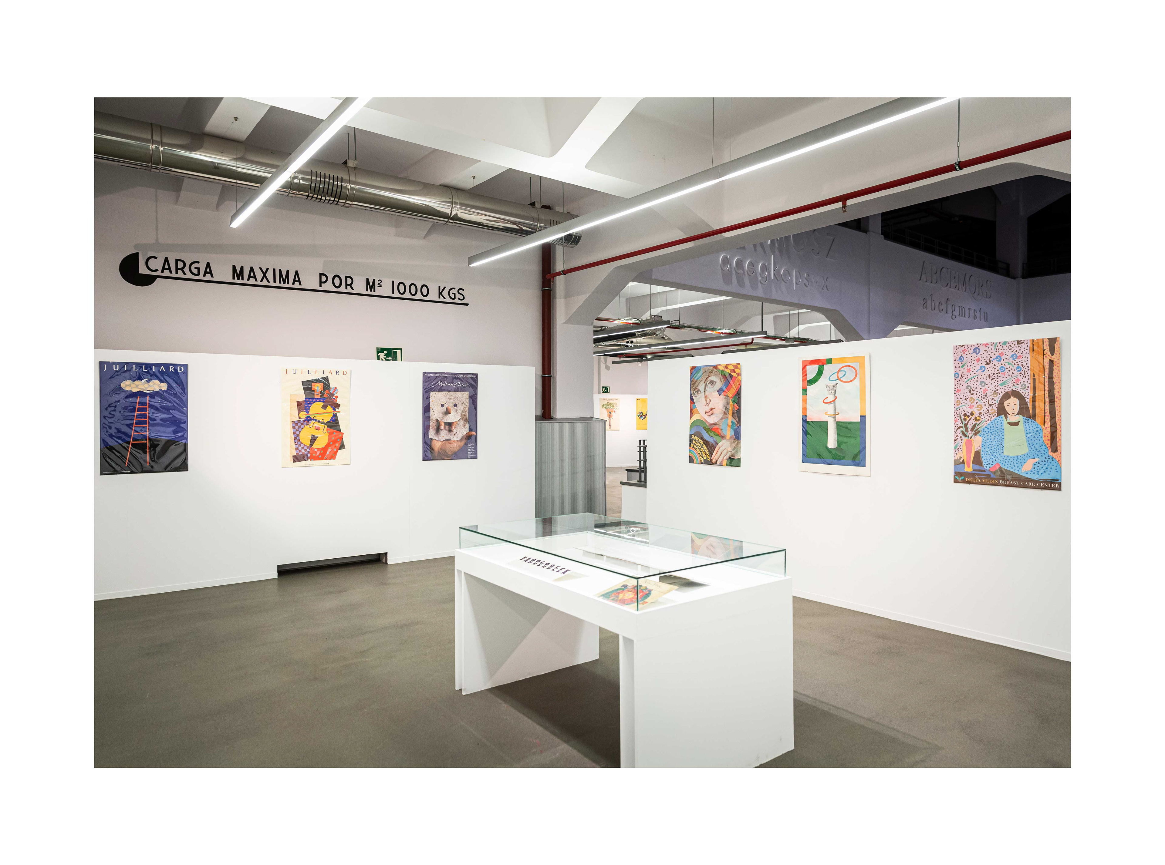 David Gil — Tras el corazón rojo, exhibition, Milton Glaser's posters