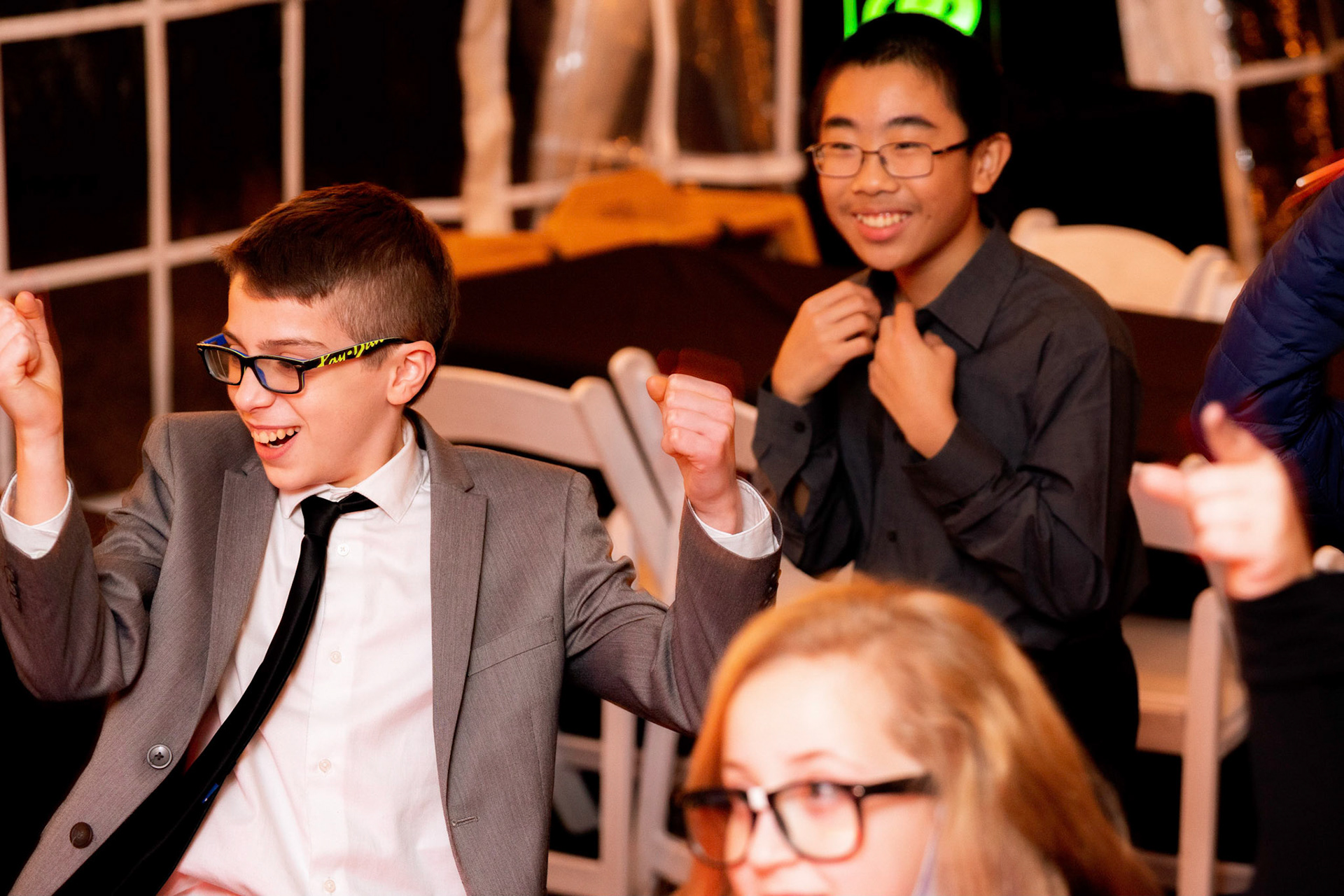 Sam’s Bar Mitzvah party at Glen Echo, on Saturday, December 18, 2021.