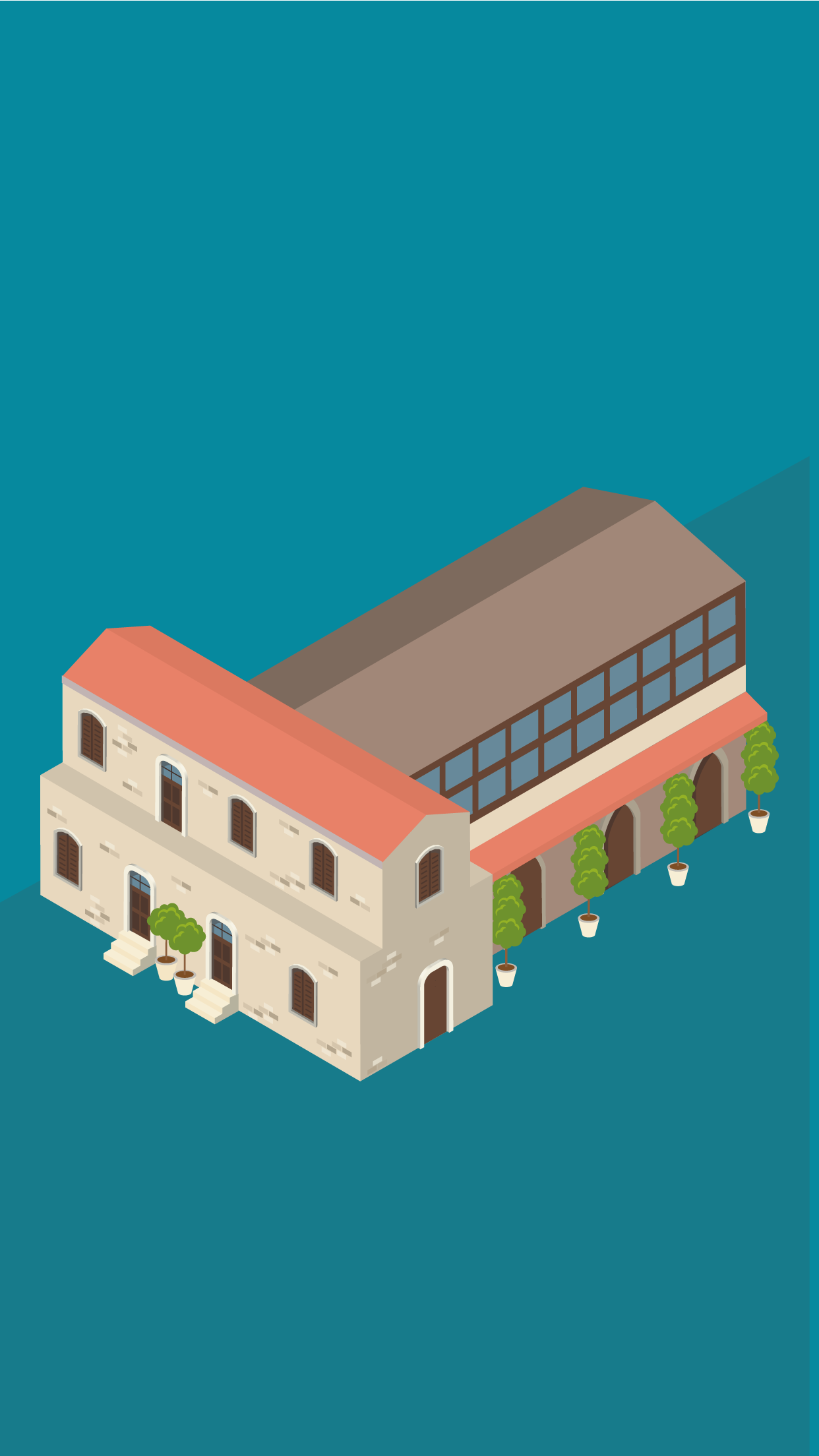 Sarona map illustration - detail