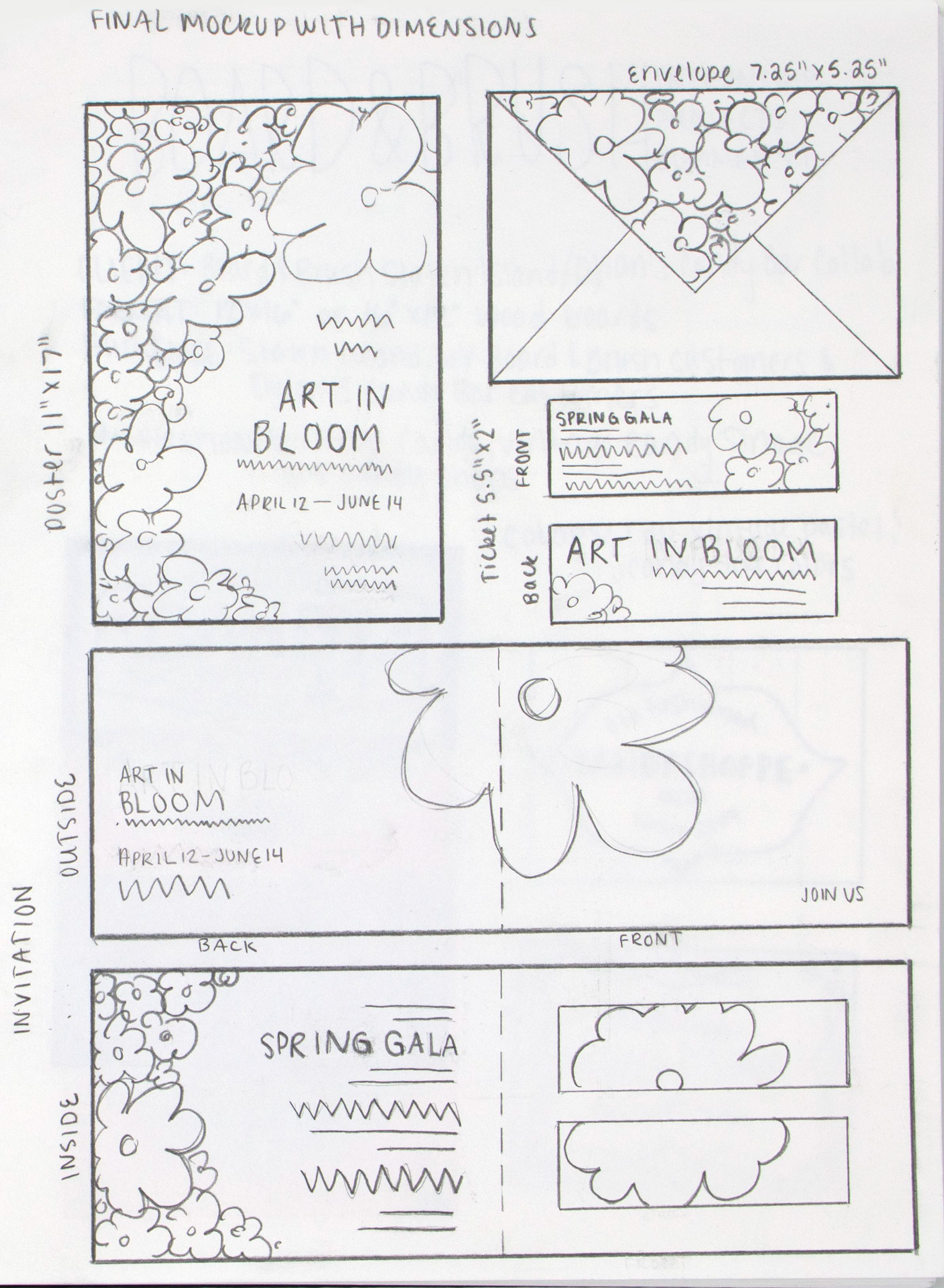 Art In Bloom Concept Work