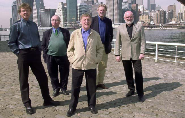 NYC, March 17, 2001. Paddy Moloney with other members of "The Chieftains".
