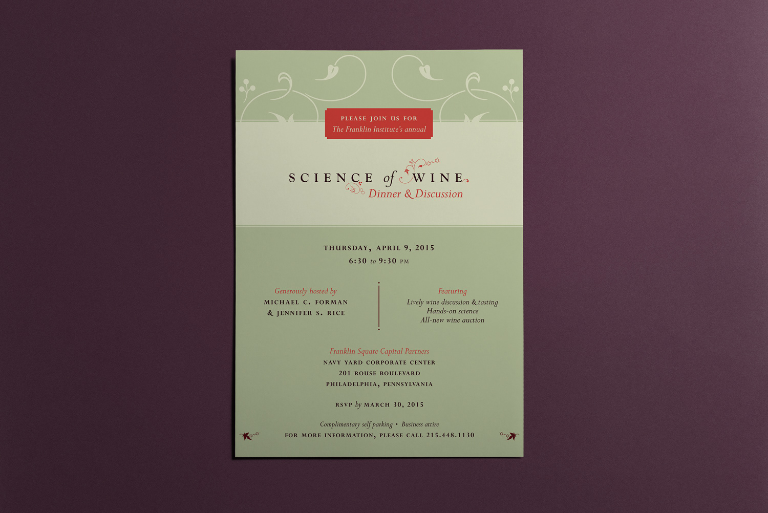 Invitation - front