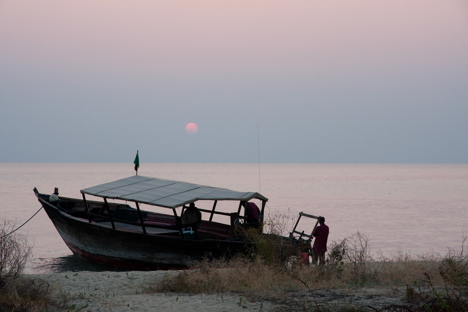 Sun just disappearing for the day