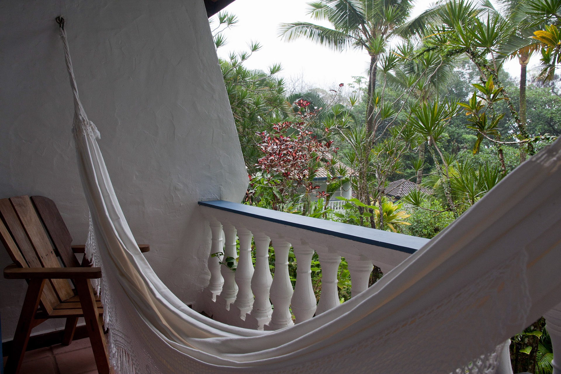 Balcony of our room, Pousada Picinguaba