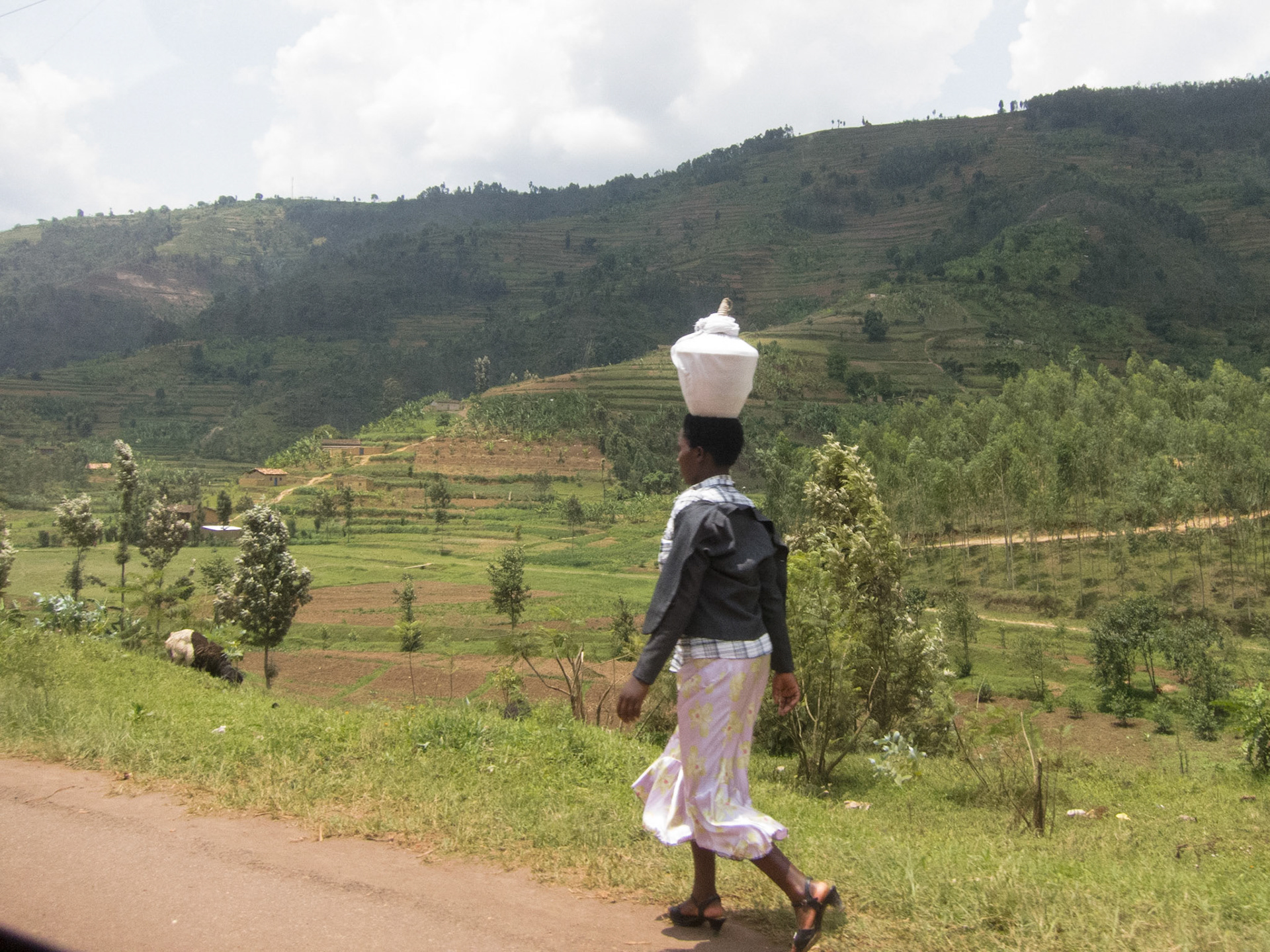 Locals in their "Sunday best"