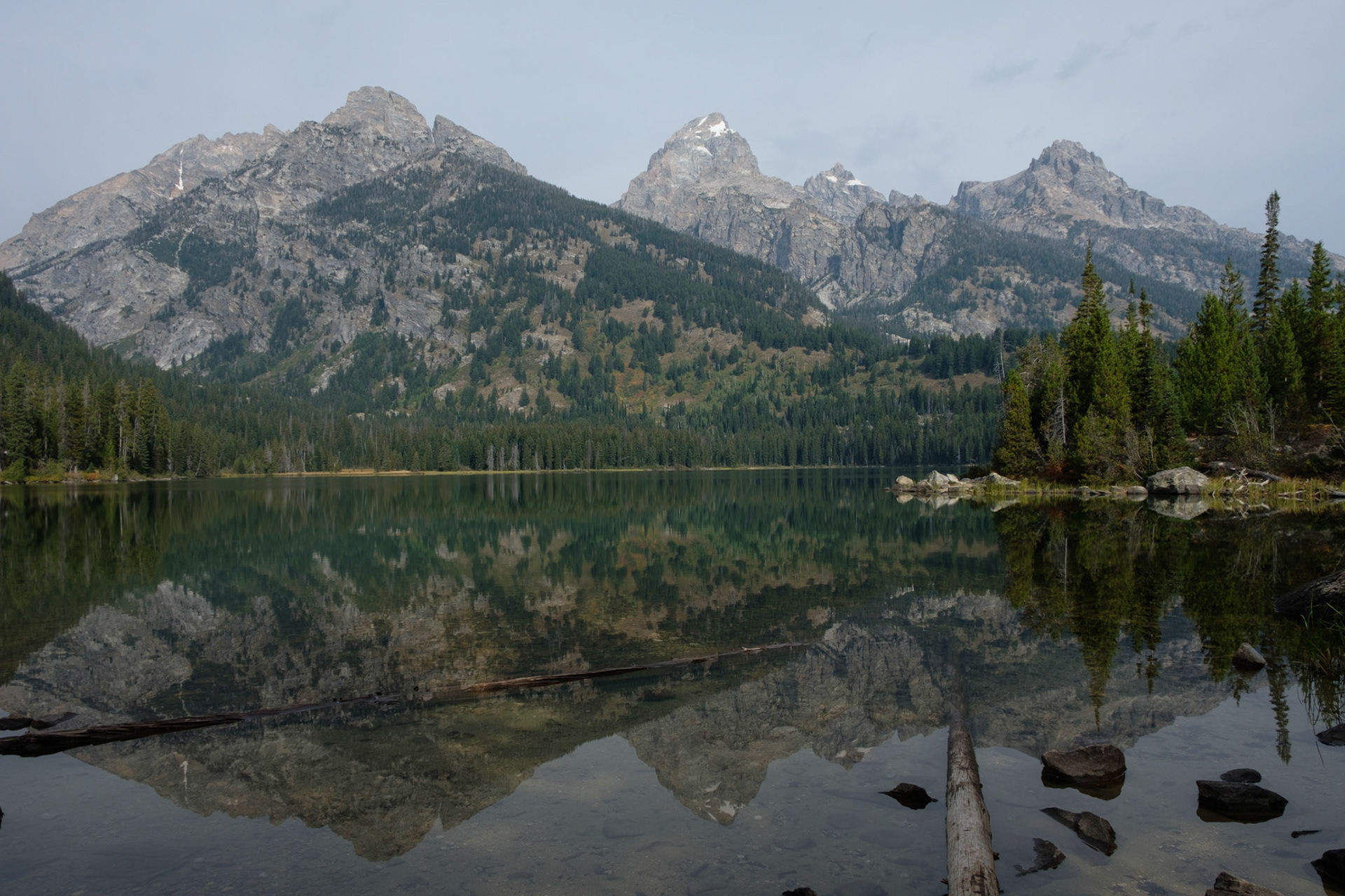 Reflections in Taggart Lake