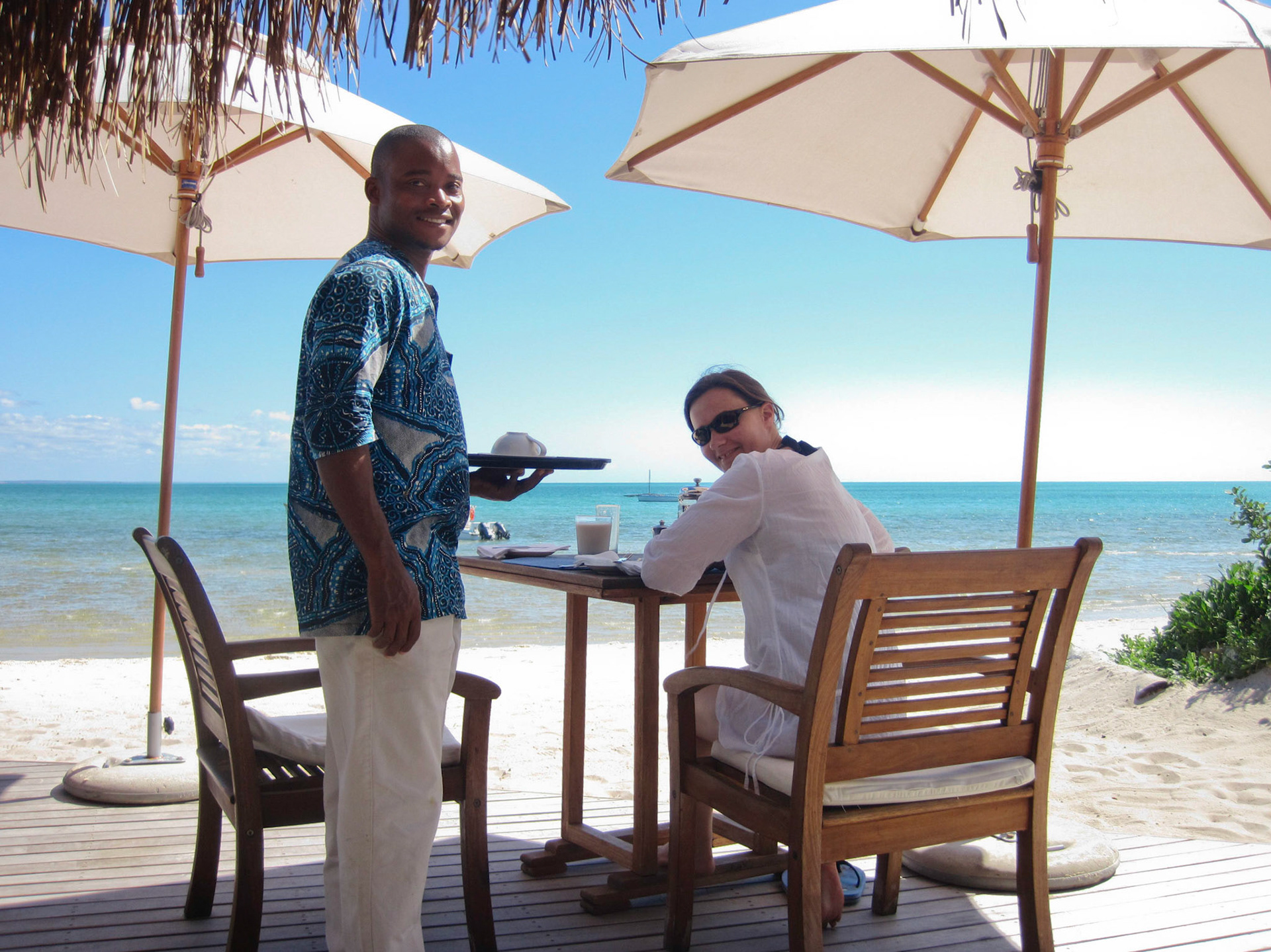 Breakfast and Sergio, our host