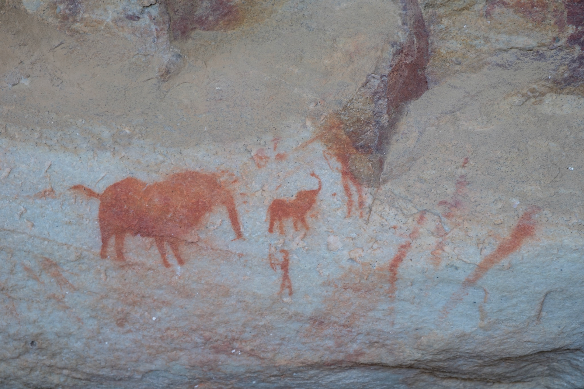 Elephant Hunt rock art site
