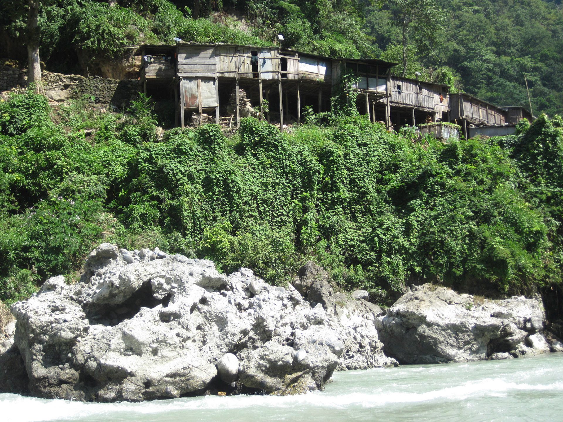 Local houses on the Seti River