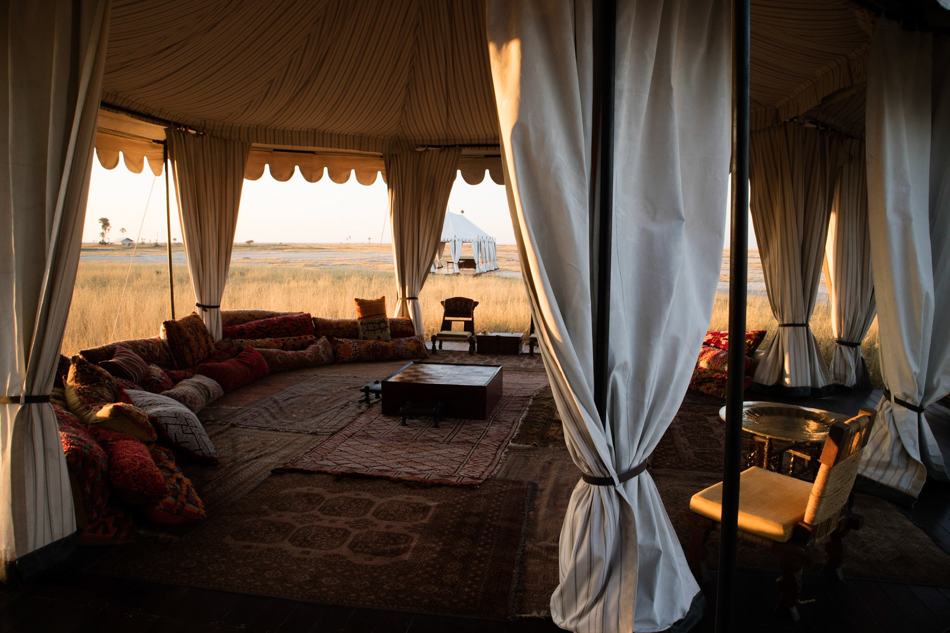 Tea tent at San Camp