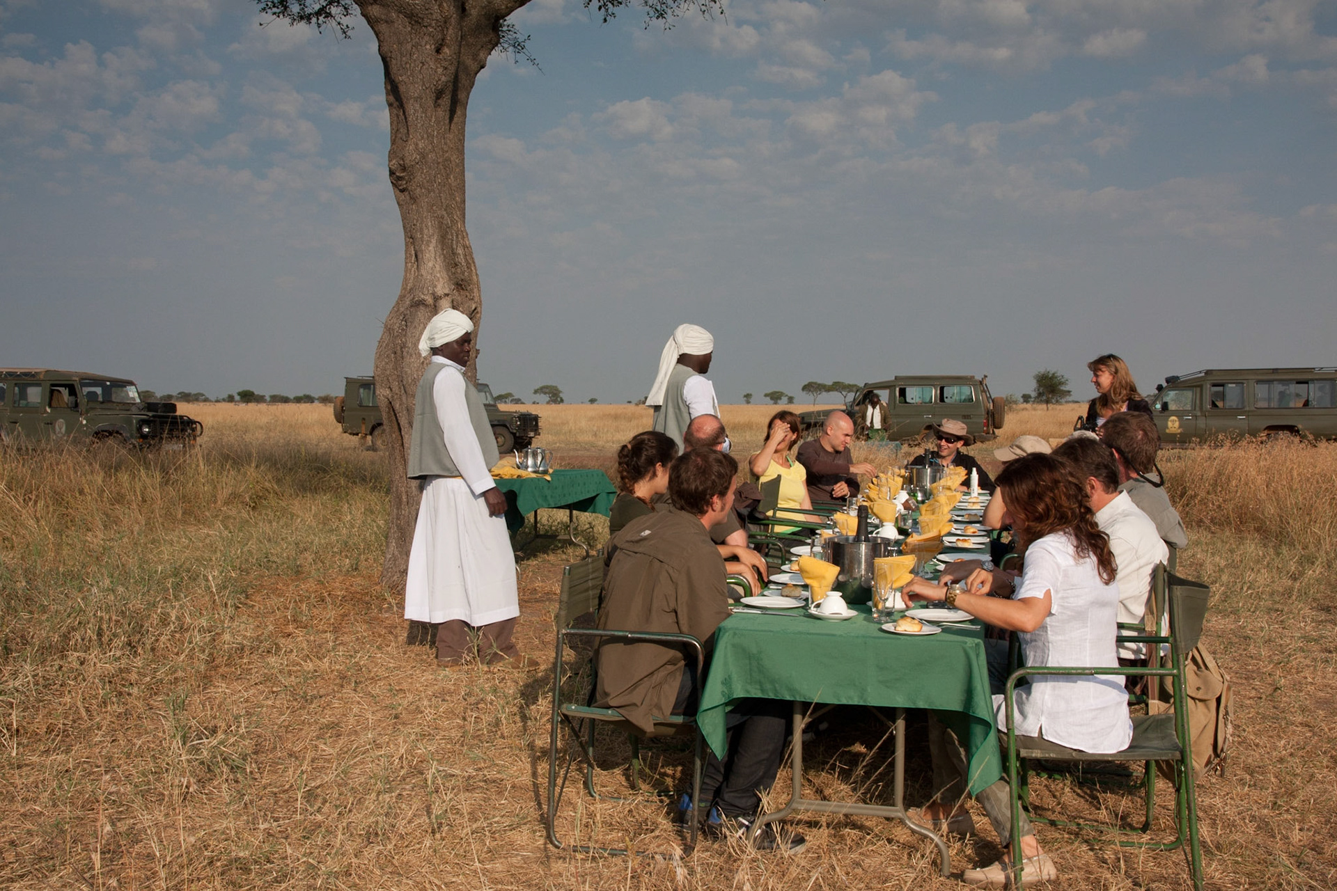Breakfast after the balloon ride